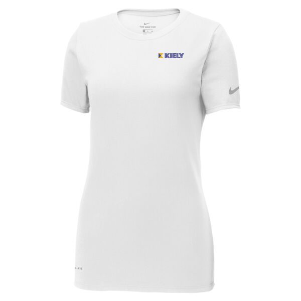   - Ladies Dri FIT Cotton/Poly Scoop Neck Tee Thumbnail